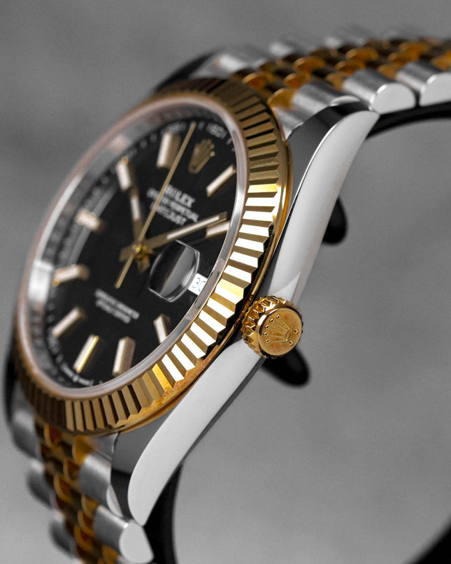 Harga Rolex Datejust Twotone Black Indonesia