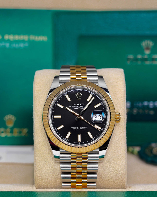 Harga Rolex Datejust Twotone Black Indonesia