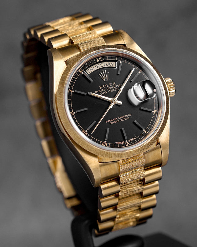 Harga Rolex Daydate 18078 Bark Finish Indonesia