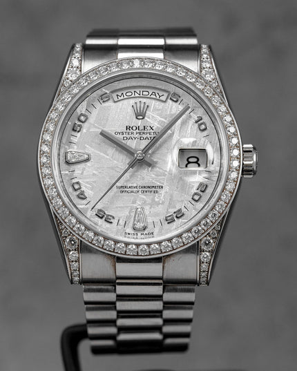 Harga Rolex Daydate 36 118346 Meteorite Diamond Indonesia