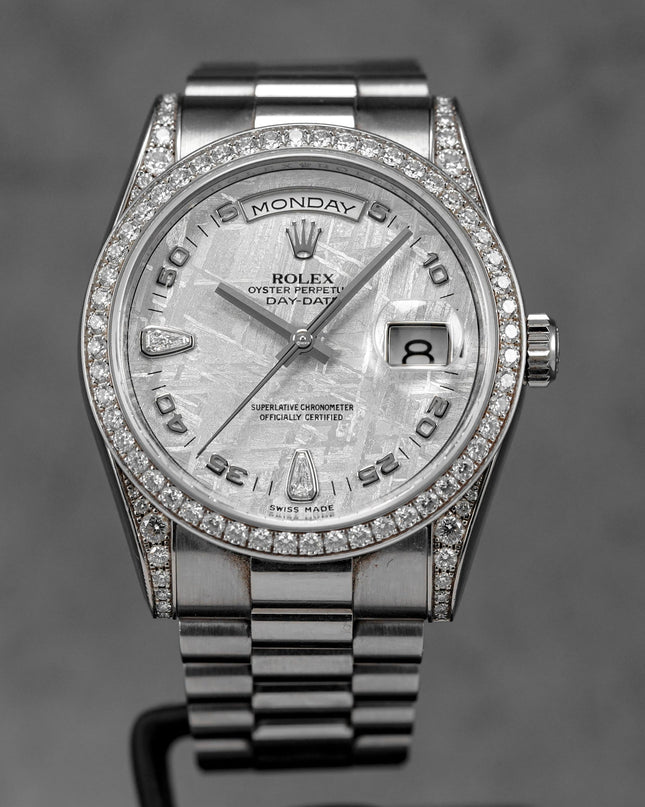 Harga Rolex Daydate 36 118346 Meteorite Diamond Indonesia