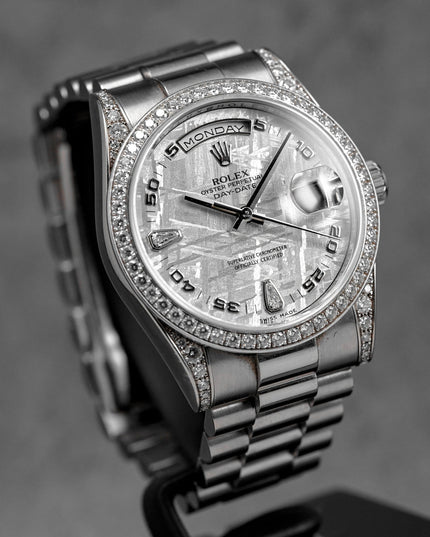 Harga Rolex Daydate 36 118346 Meteorite Diamond Indonesia