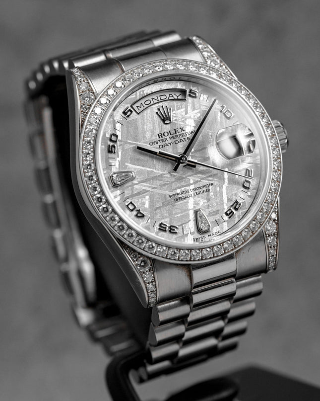 Harga Rolex Daydate 36 118346 Meteorite Diamond Indonesia