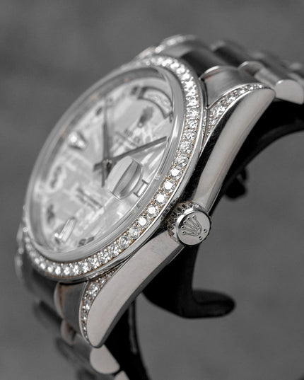 Harga Rolex Daydate 36 118346 Meteorite Diamond Indonesia