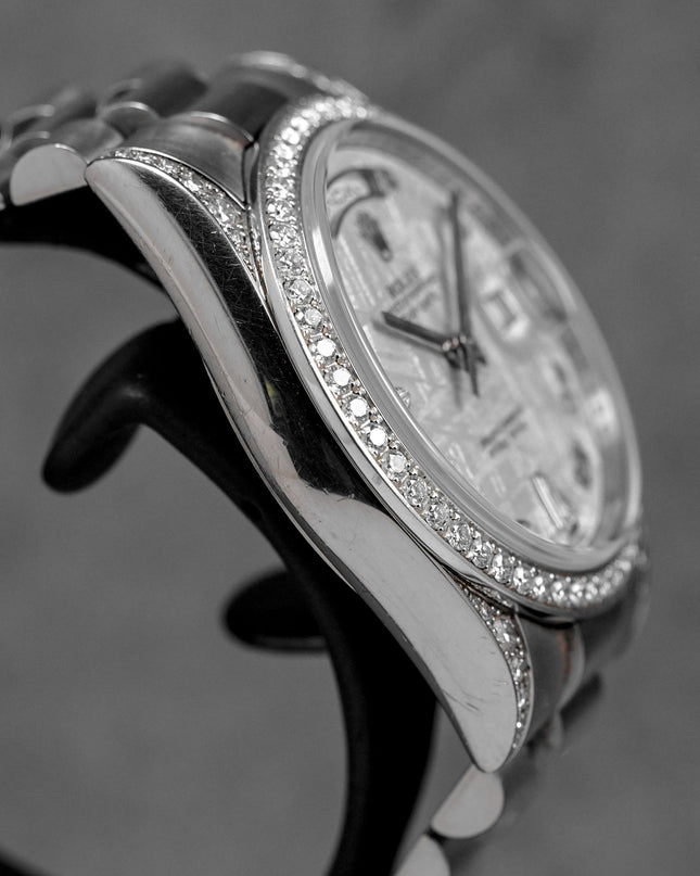 Harga Rolex Daydate 36 118346 Meteorite Diamond Indonesia