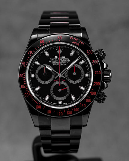 Harga Rolex Daytona Custom PVD Black Indonesia