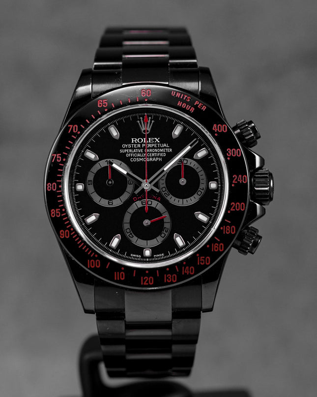 Harga Rolex Daytona Custom PVD Black Indonesia
