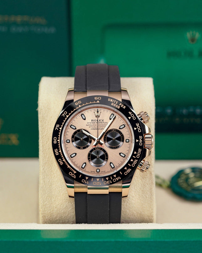Harga Rolex Daytona Oysterflex Rosegold Pink Sundust Indonesia