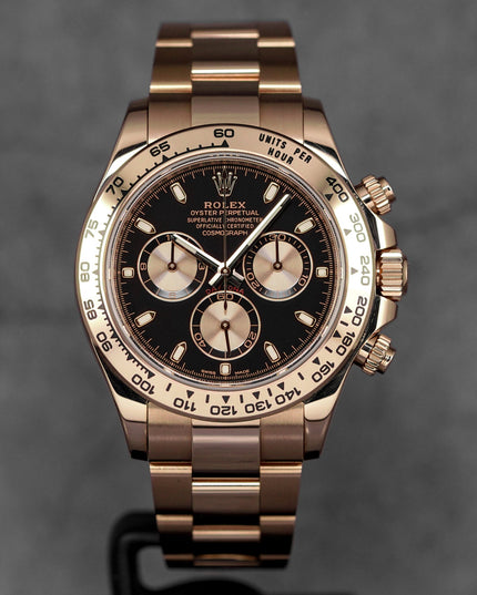 Harga Rolex Daytona Rosegold Black Indonesia