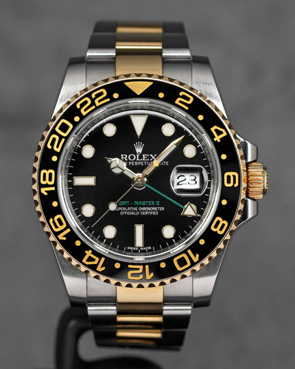 Harga Rolex GMT Master II Yellowgold Black Indonesia