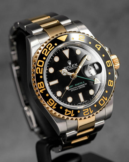 Harga Rolex GMT Master II Yellowgold Black Indonesia