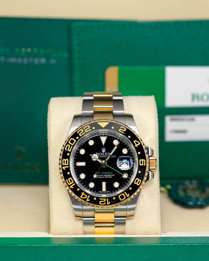 Harga Rolex GMT Master II Yellowgold Black Indonesia