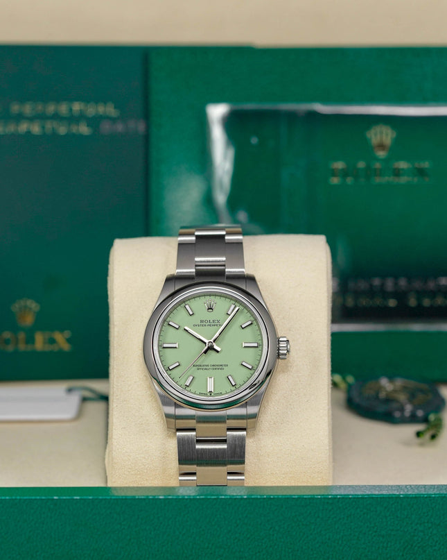 Harga Rolex Oyster Perpetual 31 Pisyachio Indonesia Terbaru