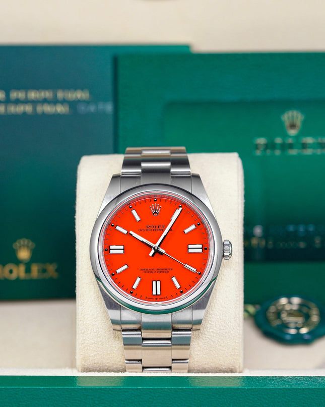 Harga Rolex Oyster Perpetual 41 Red Coral Indonesia