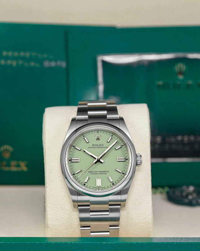 Harga Rolex Oyster Perteual 36 Pistachio Indonesia