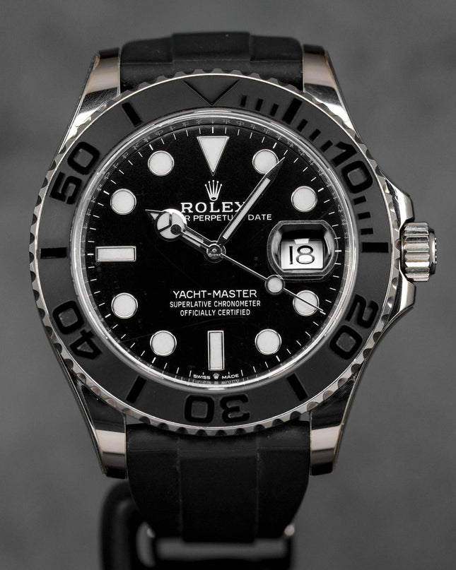 Harga Rolex Yacht Master 42 Oysterflex Whitegold Indonesia