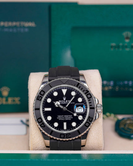 Harga Rolex Yacht Master 42 Oysterflex Whitegold Indonesia