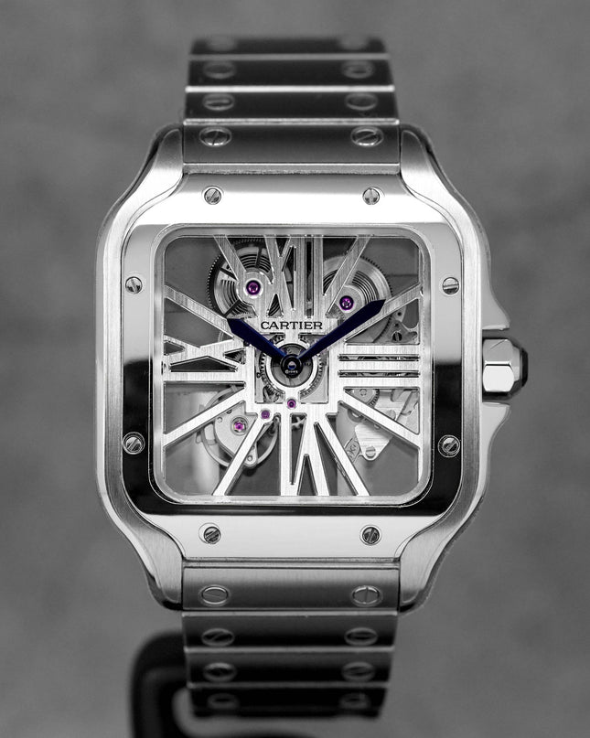 Harga Santos De Cartier L Skeleton