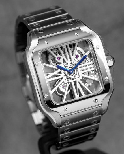 Harga Santos De Cartier L Skeleton
