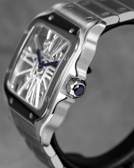 Harga Santos De Cartier L Skeleton
