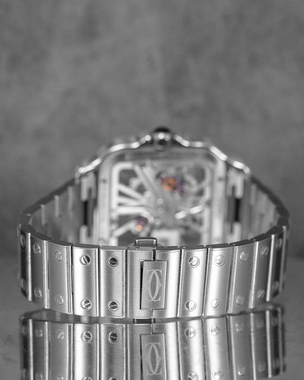 Harga Santos De Cartier L Skeleton