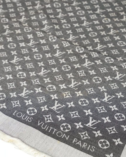 MONOGRAM DENIM SHAWL