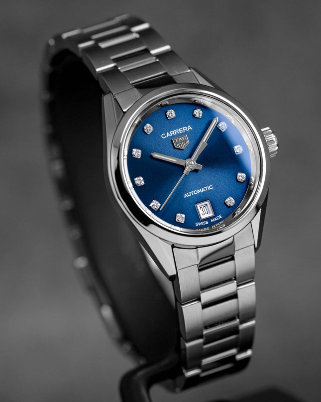 Harga Tag Heuer Date Blue Diamond