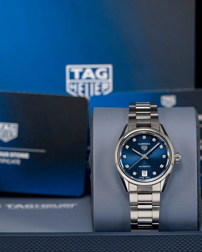 Harga Tag Heuer Date Blue Diamond