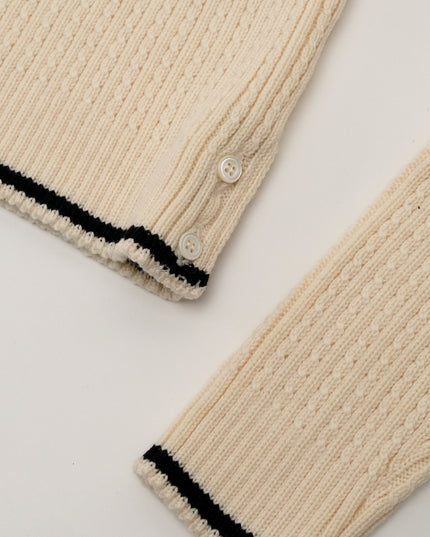 4-BAR VIRGIN WOOL SWEATER
