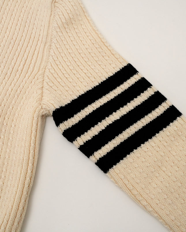 4-BAR VIRGIN WOOL SWEATER