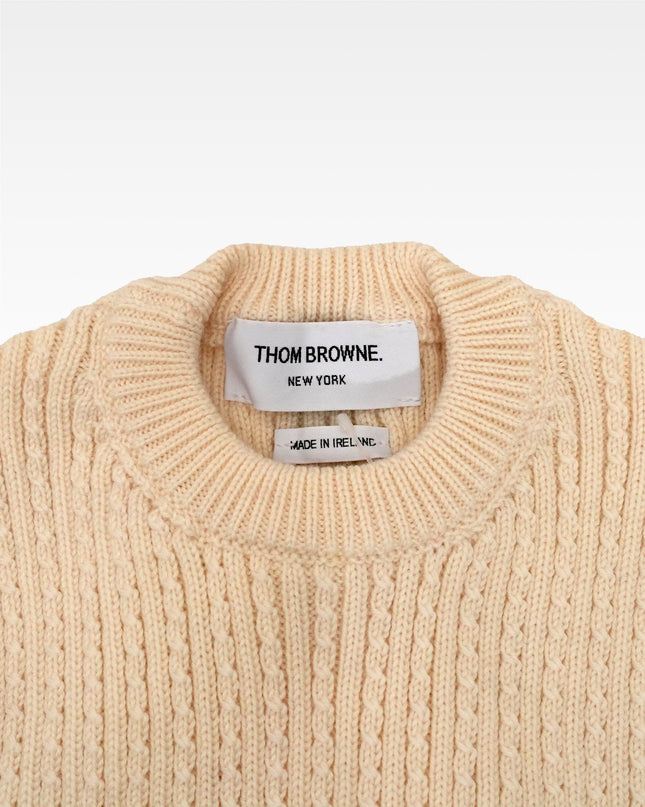 4-BAR VIRGIN WOOL SWEATER
