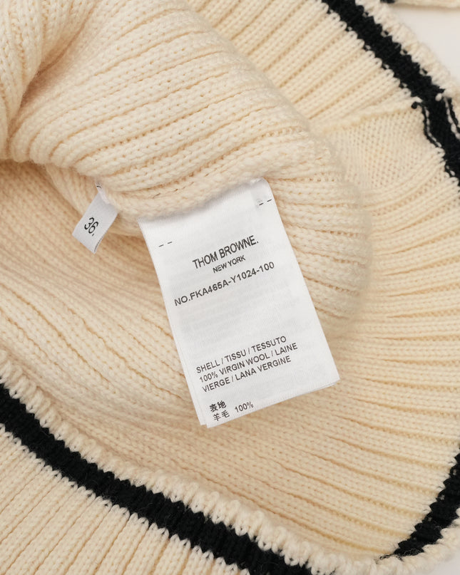 4-BAR VIRGIN WOOL SWEATER