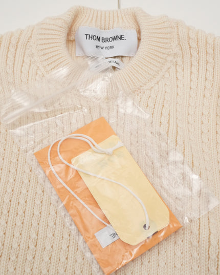 4-BAR VIRGIN WOOL SWEATER