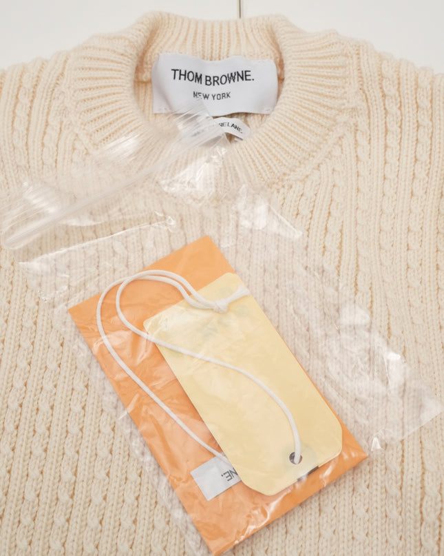 4-BAR VIRGIN WOOL SWEATER