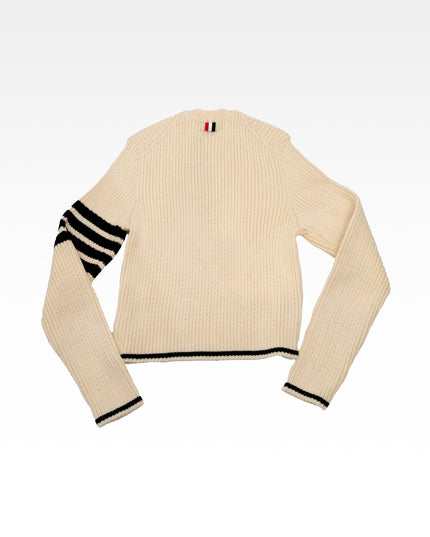 4-BAR VIRGIN WOOL SWEATER