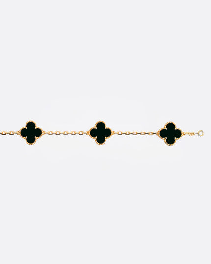 VINTAGE ALHAMBRA 10P ONYX NECKLACE (2024)