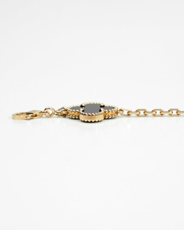 VINTAGE ALHAMBRA 10P ONYX NECKLACE (2024)