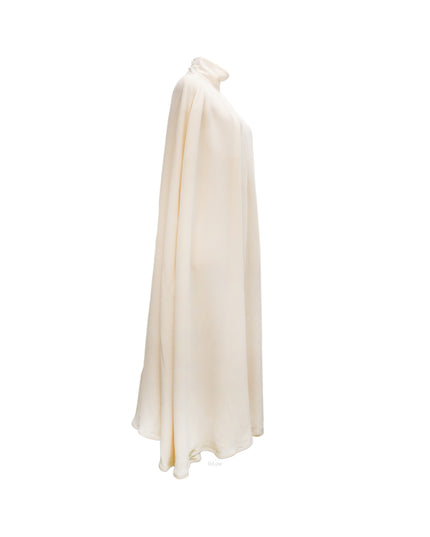"21SS SILK DRESS IVORY SIZE 38 WITH INNERWEAR