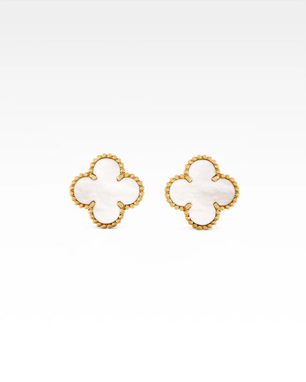 VINTAGE ALHAMBRA MOTHER OF PEARL EARRINGS (2021)