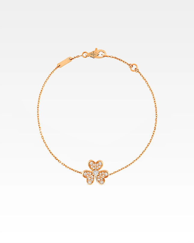MINI FRIVOLE PAVE 18K ROSE GOLD DIAMOND BRACELET (2021)