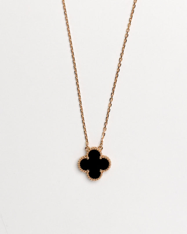 VINTAGE ALHAMBRA ONYX NECKLACE (2023)
