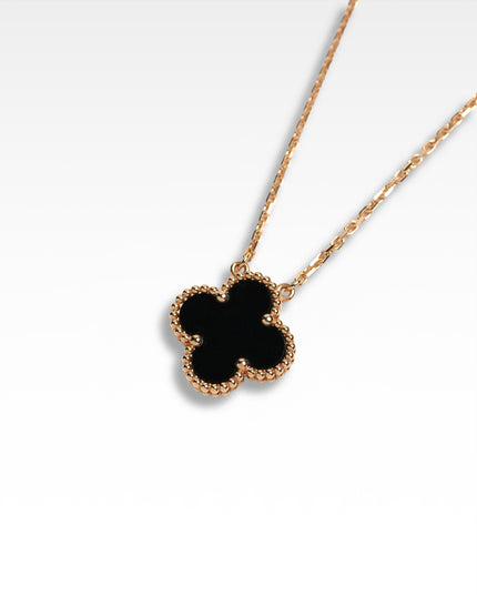 VINTAGE ALHAMBRA ONYX NECKLACE (2023)