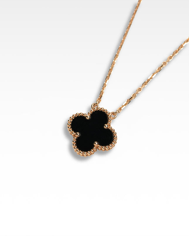 VINTAGE ALHAMBRA ONYX NECKLACE (2023)