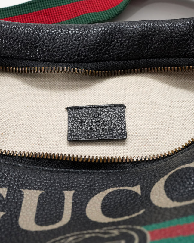 LOGO PRINT BELT BAG