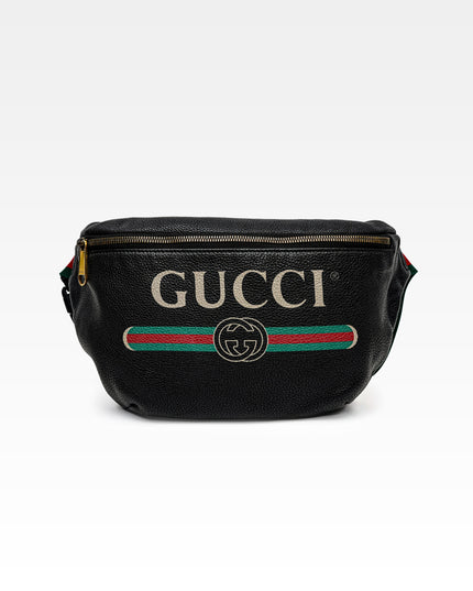 LOGO PRINT BELT BAG