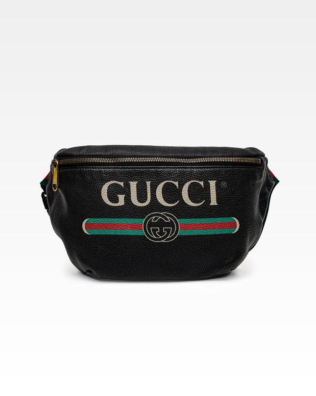 LOGO PRINT BELT BAG