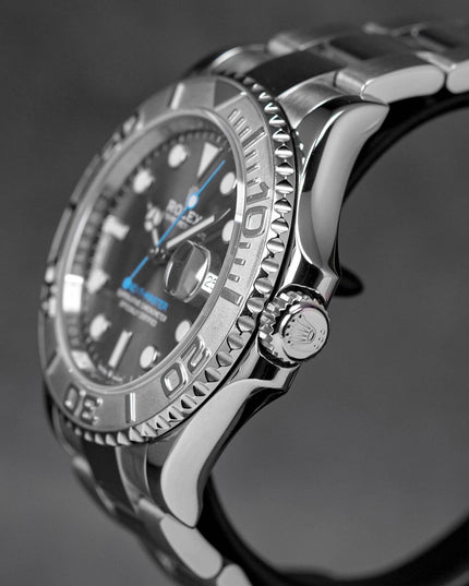 YACHT-MASTER 40MM RHODIUM DIAL PLATINUM BEZEL (2020)