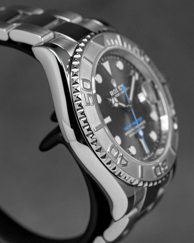 YACHT-MASTER 40MM RHODIUM DIAL PLATINUM BEZEL (2020)