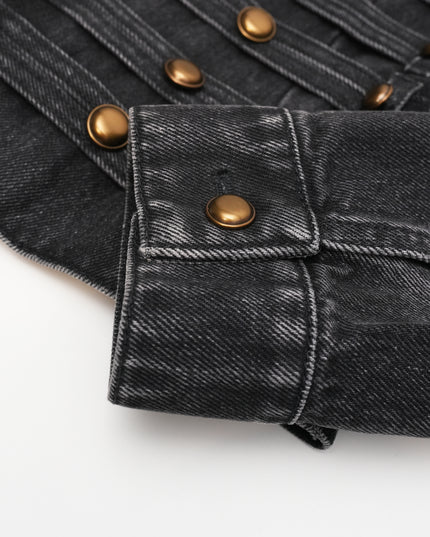 YSL Button Denim