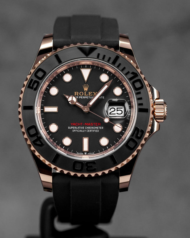 YACHT-MASTER 40MM OYSTERFLEX ROSEGOLD (2025)